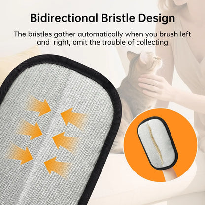 Pet Hair Remover Electrostatic Gloves Ergonomic Reusable for Cats & Dogs Eco Friendly Washable Tool for Couch Furniture Carpet with Static Technology for Effortless Cleaning