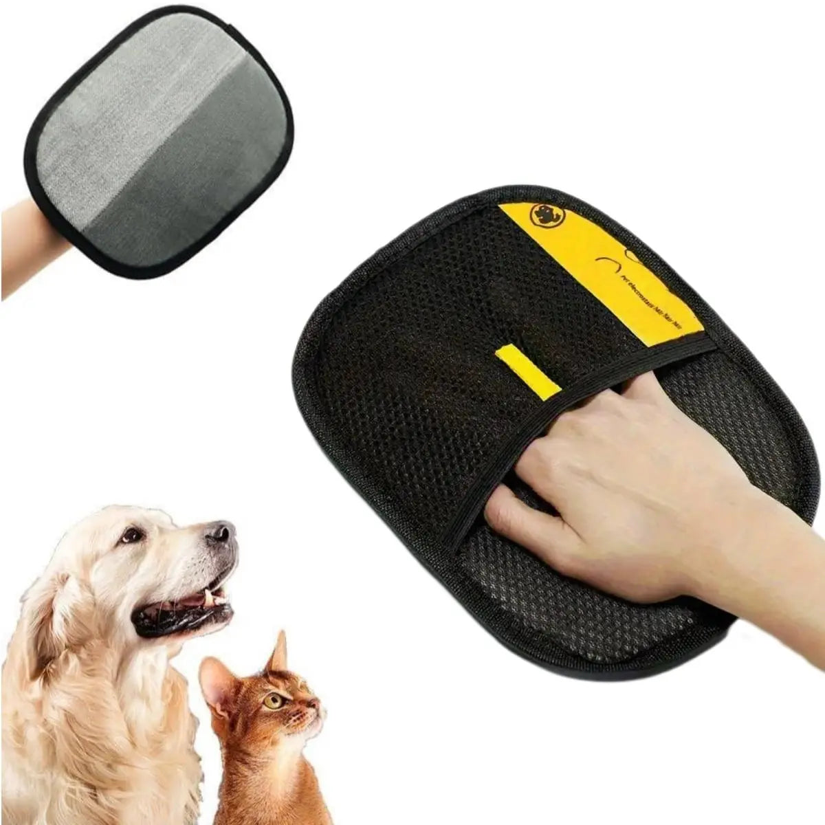 Pet Hair Remover Electrostatic Gloves Ergonomic Reusable for Cats & Dogs Eco Friendly Washable Tool for Couch Furniture Carpet with Static Technology for Effortless Cleaning