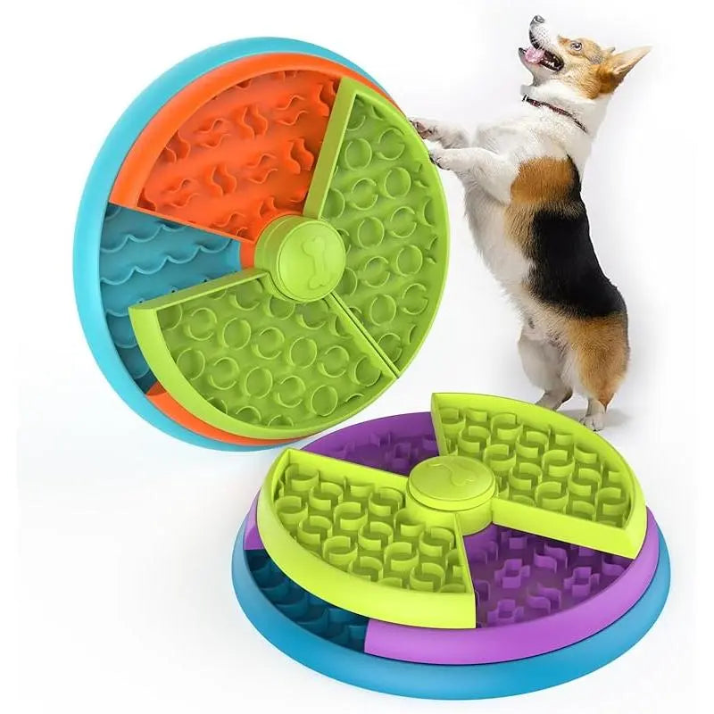 Slow Feeder Dog Bowl 3 Levels, Reduces Boredom and Anxiety, Non-Slip Interactive Puzzle Feeder, Suitable for Small/Medium/Larger Dogs