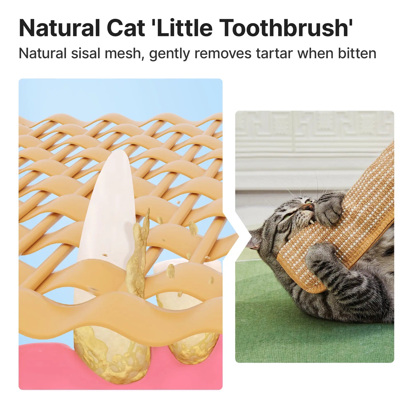 Potaroma 2 Pack Cat Sisal Kicker Toys, Interactive Indoor Cat Chew Toys, Soft Scratching Kicker Pillows for Boredom & Dental Care