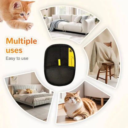 Pet Hair Remover Electrostatic Gloves Ergonomic Reusable for Cats & Dogs Eco Friendly Washable Tool for Couch Furniture Carpet with Static Technology for Effortless Cleaning